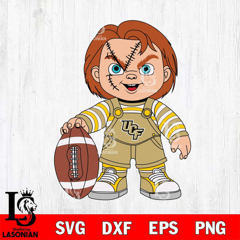 UCF Knights Chucky Horror 7 Svg Eps Dxf Png File, NCAA svg, Digital Download, Instant Download