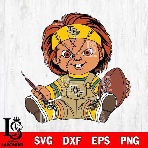 UCF Knights Chucky Horror 9 Svg Eps Dxf Png File, NCAA svg, Digital Download, Instant Download