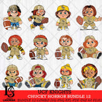 UCF Knights Chucky Horror Bundle 12 SVG Eps Dxf Png File, Bundle NCAA svg, Digital Download, Instant Download