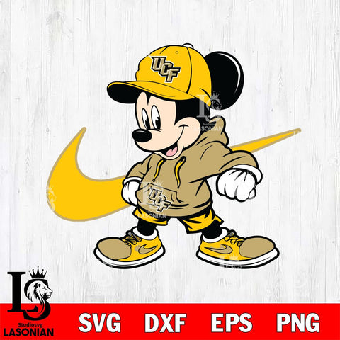 UCF Knights Cool Mickey Mouse Svg Eps Dxf Png File, NCAA svg, Digital Download, Instant Download