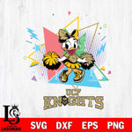 UCF Knights Cute Daisy Duck Cheerleader SVG DXF EPS PNG FILE, NCAA File Cut,Digital Download,Instant Download