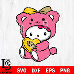 UCF Knights Cute Hello Kitty 3 Svg Eps Dxf Png File, Digital Download, Instant Download