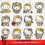 UCF Knights Cute Hello Kitty Bundle 12 SVG Eps Dxf Png File, NCAA Bundle svg, Digital Download, Instant Download