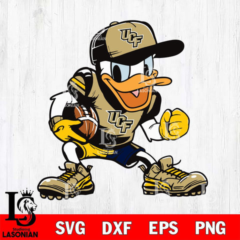 UCF Knights Donal Duck Svg Eps Dxf Png File, NCAA svg, Digital Download, Instant Download