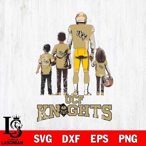 UCF Knights Father Football SVG DXF EPS PNG FILE,NCAA SVG, Father day Digital Download,Instant Download, Silhouette