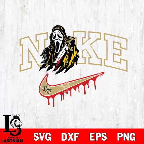 UCF Knights Ghostface Nike Svg Eps Dxf Png File, Digital Download, Instant Download