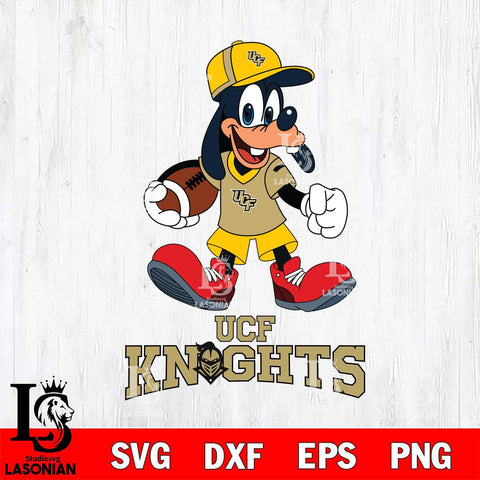 UCF Knights Goofy Football Player SVG DXF EPS PNG FILE,NCAA svg ,Football Digital Download,Instant Download, Silhouette