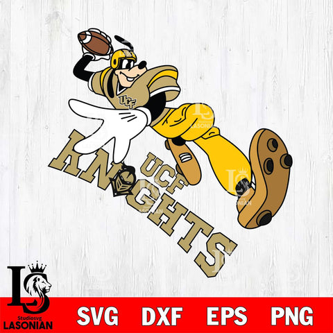 UCF Knights Goofy rugby player SVG DXF EPS PNG FILE,NCAA svg ,Football Digital Download,Instant Download, Silhouette