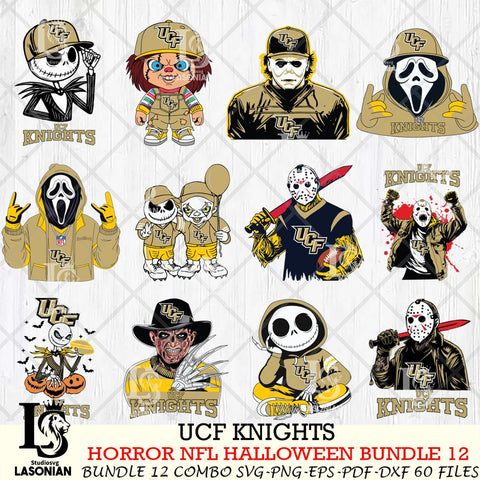 UCF Knights Halloween Bundle 12 SVG Svg Eps Dxf Png File, NCAA bundle svg, Digital Download, Instant Download