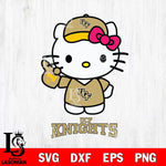 UCF Knights Hello Kitty Best Fan Svg Eps Dxf Png File, Digital Download, Instant Download