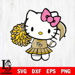 UCF Knights Hello Kitty Cheerleader 12 Svg Eps Dxf Png File, Digital Download, Instant Download