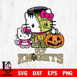UCF Knights Hello Kitty Horror 10 Svg Eps Dxf Png File, Digital Download