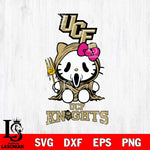 UCF Knights Hello Kitty Horror 4 Svg Eps Dxf Png File, Digital Download