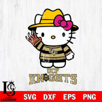 UCF Knights Hello Kitty Horror 6 Svg Eps Dxf Png File, Digital Download