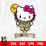 UCF Knights Hello Kitty Horror 7 Svg Eps Dxf Png File, Digital Download