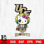 UCF Knights Hello Kitty Horror 8 Svg Eps Dxf Png File, Digital Download