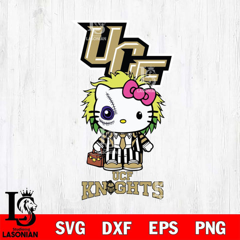 UCF Knights Hello Kitty Horror 8 Svg Eps Dxf Png File, Digital Download