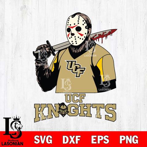 UCF Knights Jason Voorhees 11 Svg Eps Dxf Png File, Digital Download