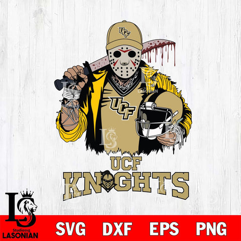 UCF Knights Jason Voorhees 2 Svg Eps Dxf Png File, Digital Download