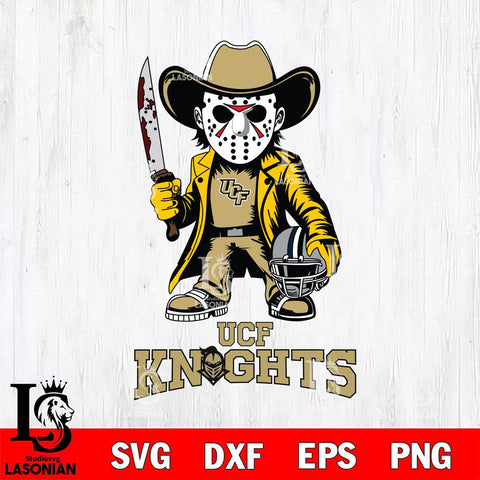 UCF Knights Jason Voorhees 3 Svg Eps Dxf Png File, Digital Download