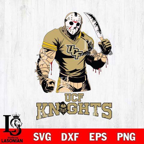 UCF Knights Jason Voorhees Svg Eps Dxf Png File, Digital Download