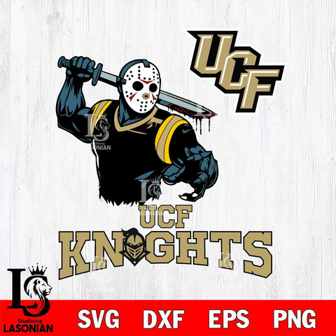 UCF Knights Jason Voorhees 5 Svg Eps Dxf Png File, Digital Download