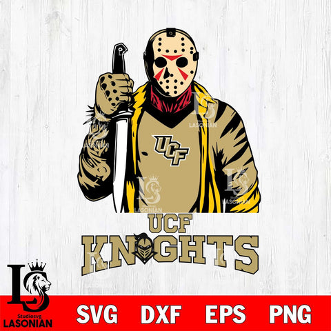 UCF Knights Jason Voorhees 6 Svg Eps Dxf Png File, Digital Download