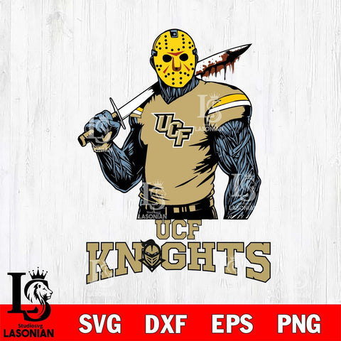 UCF Knights Jason Voorhees 7 Svg Eps Dxf Png File, Digital Download