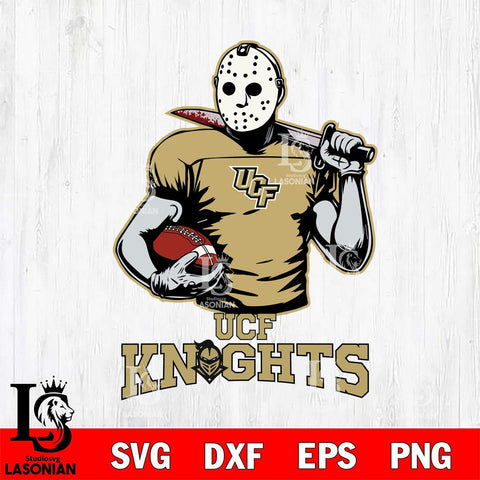UCF Knights Jason Voorhees 9 Svg Eps Dxf Png File, Digital Download