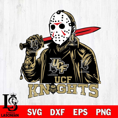 UCF Knights Jason Voorhees Horror 12 Svg Eps Dxf Png File, NCAA svg, Digital Download, Instant Download