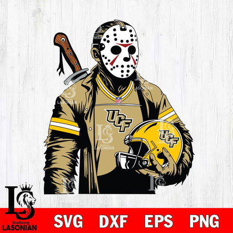 UCF Knights Jason Voorhees Horror 2 Svg Eps Dxf Png File, NCAA svg, Digital Download, Instant Download