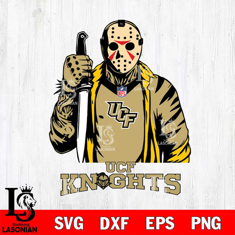 UCF Knights Jason Voorhees Horror 3 Svg Eps Dxf Png File, NCAA svg, Digital Download, Instant Download