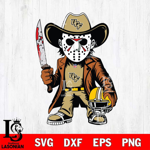 UCF Knights Jason Voorhees Horror Svg Eps Dxf Png File, NCAA svg, Digital Download, Instant Download