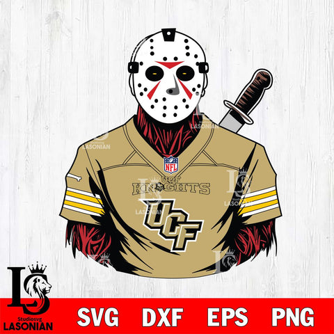 UCF Knights Jason Voorhees Horror 4 Svg Eps Dxf Png File, NCAA svg, Digital Download, Instant Download