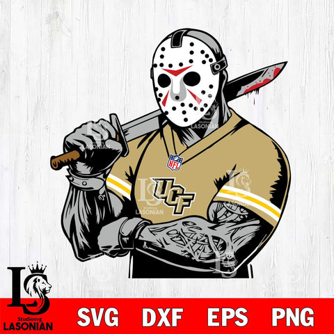 UCF Knights Jason Voorhees Horror 6 Svg Eps Dxf Png File, NCAA svg, Digital Download, Instant Download