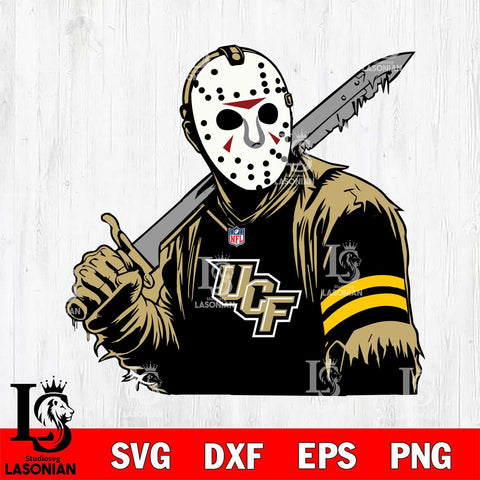 UCF Knights Jason Voorhees Horror 7 Svg Eps Dxf Png File, NCAA svg, Digital Download, Instant Download