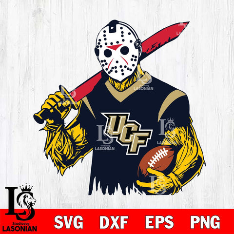 UCF Knights Jason Voorhees Horror Halloween 2 Svg Eps Dxf Png File, NCAA svg, Digital Download, Instant Download