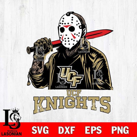 UCF Knights Jason Voorhees Horror Halloween Svg Eps Dxf Png File, NCAA svg, Digital Download, Instant Download