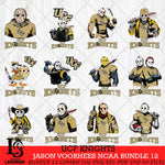 UCF Knights Jason Voorhees NCAA Bundle 12 SVG Svg Eps Dxf Png File, Digital Download
