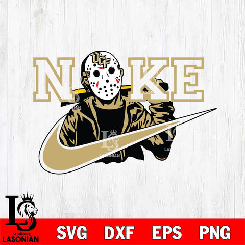 UCF Knights Jason Voorhees Nike Svg Eps Dxf Png File, Digital Download, Instant Download