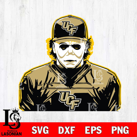UCF Knights Michael Myers Horror Halloween Svg Eps Dxf Png File, NCAA svg, Digital Download, Instant Download