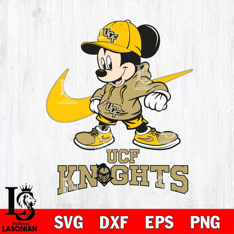 UCF Knights Mickey Mouse NIKE, Svg Eps Dxf Png File, Digital Download
