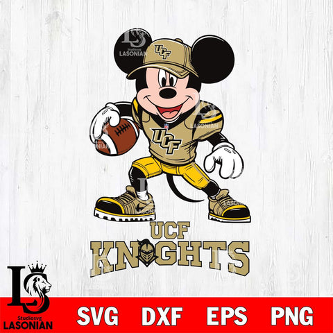 UCF Knights Mikey Mouse Disney, Svg Eps Dxf Png File, Digital Download