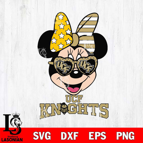 UCF Knights Minnie Mouse Love 2, Svg Eps Dxf Png File, Digital Download