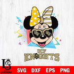 UCF Knights Minnie Mouse Love Sport SVG DXF EPS PNG FILE, NCAA File Cut,Digital Download,Instant Download