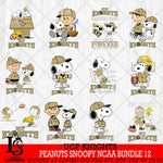 UCF Knights Peanuts Snoopy Player NCAA Bundle 12 SVG DXF EPS PNG FILE,Snoopy File Cut, bundle NCAA Digital Download,Instant Download, Silhouette