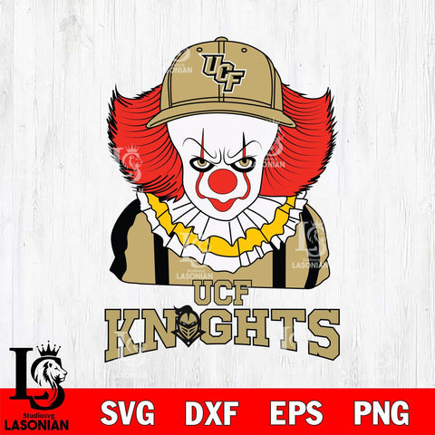 UCF Knights Pennywise Horror Sport 10 Svg Eps Dxf Png File, Digital Download