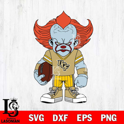 UCF Knights Pennywise Horror Sport 11 Svg Eps Dxf Png File, Digital Download