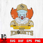 UCF Knights Pennywise Horror Sport 2 Svg Eps Dxf Png File, Digital Download