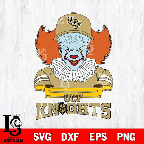 UCF Knights Pennywise Horror Sport 2 Svg Eps Dxf Png File, Digital Download